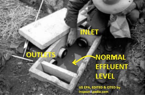 close one finger from septic distribution box|septic d box inspection.